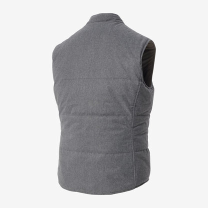 Reversible Vest - Grey / Khaki