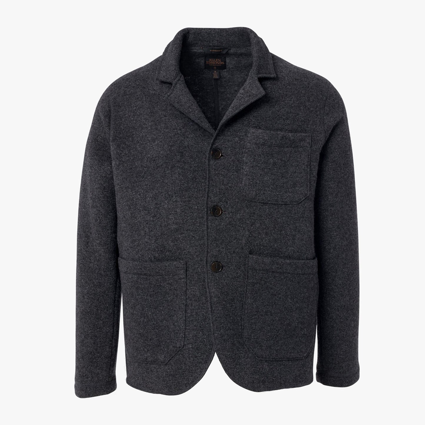 Stretch Knit Blazer - Charcoal