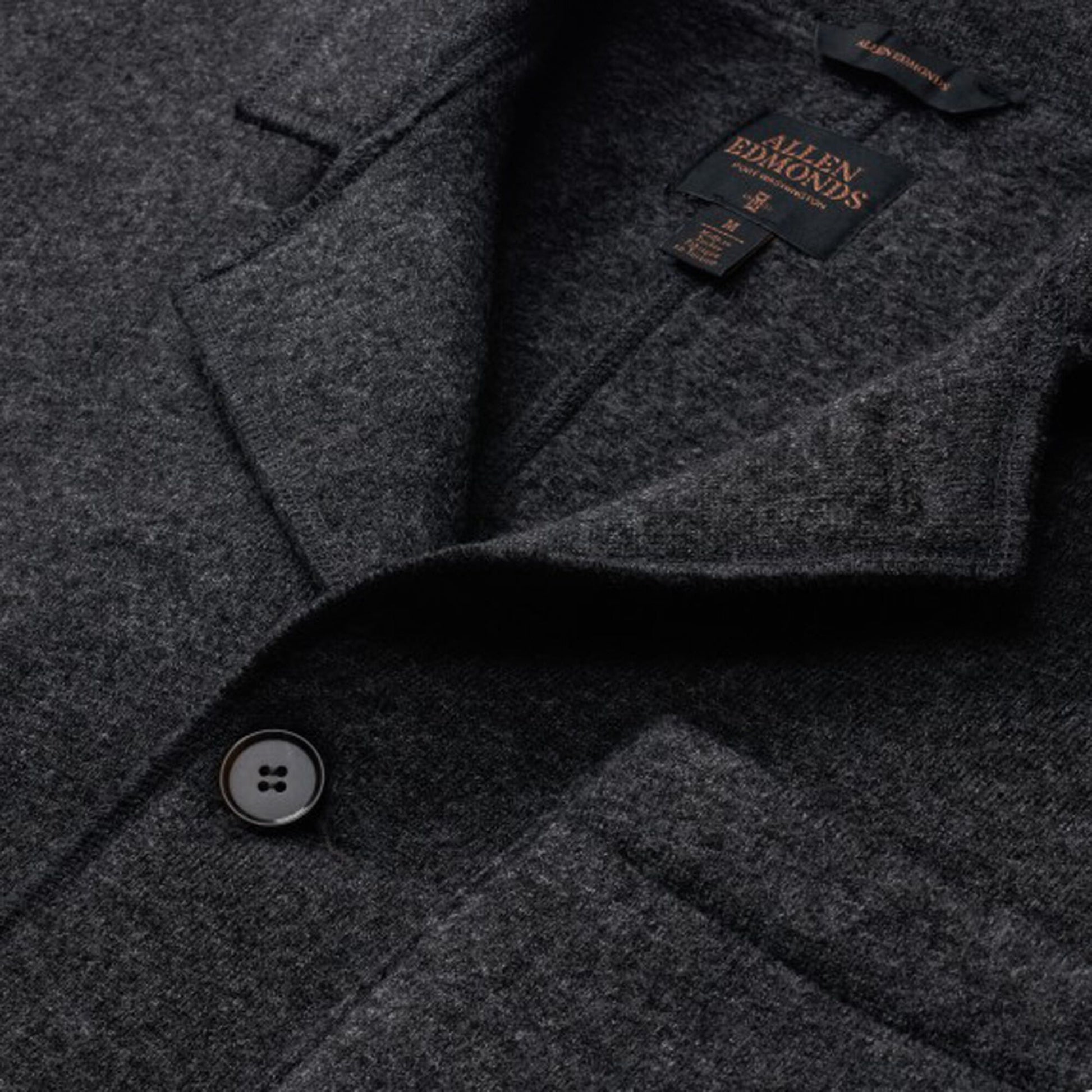 Stretch Knit Blazer - Charcoal