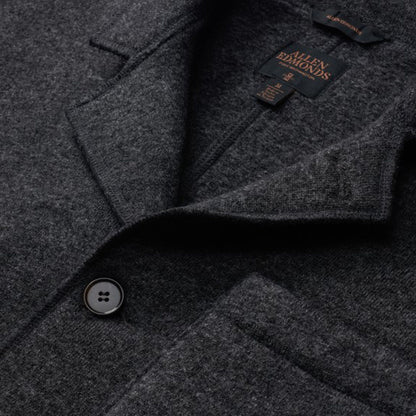 Stretch Knit Blazer - Charcoal