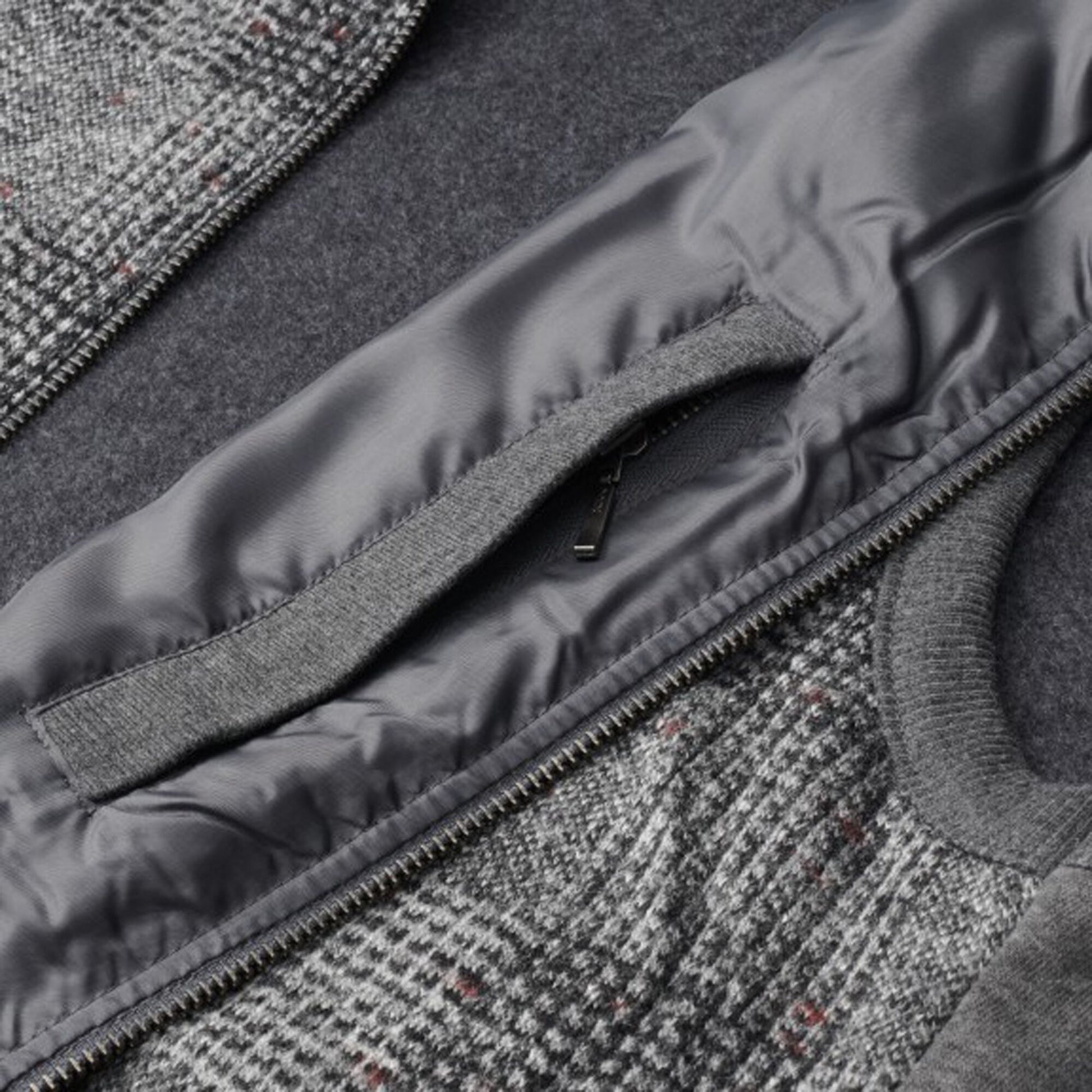 Patchwork Vest - Grey