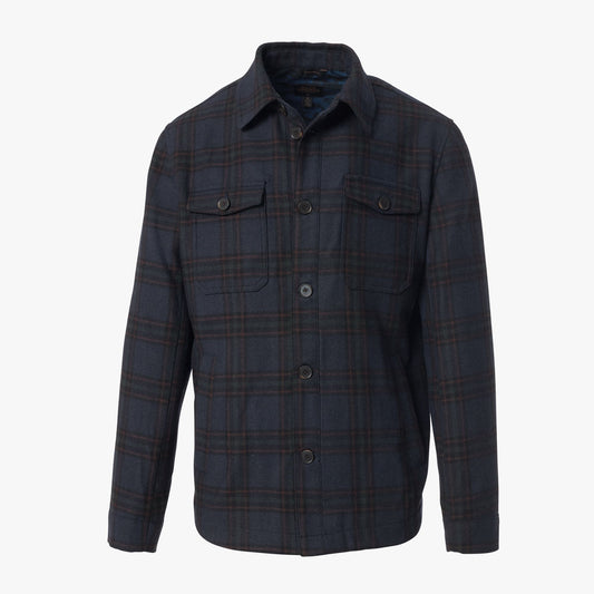 Wool Chore Coat - Navy