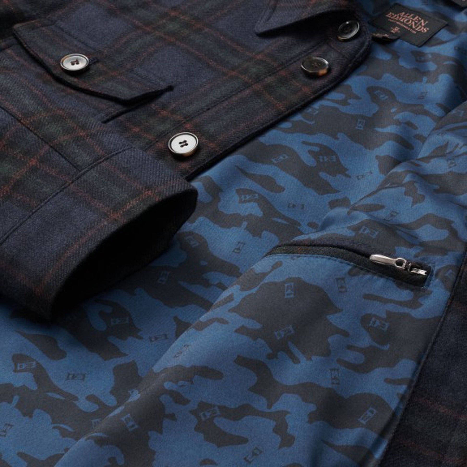 Wool Chore Coat - Navy