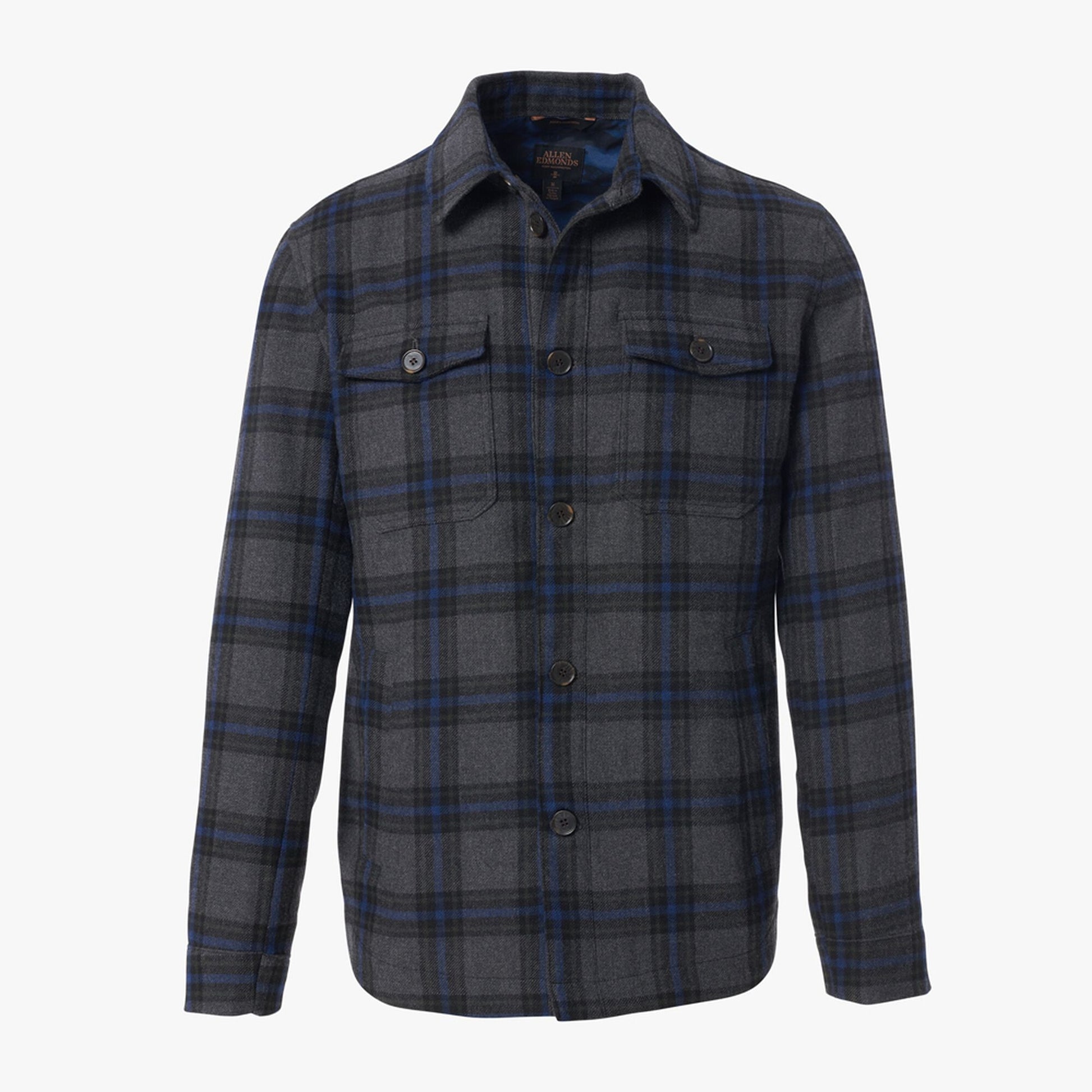Wool Chore Coat - Grey Plaid
