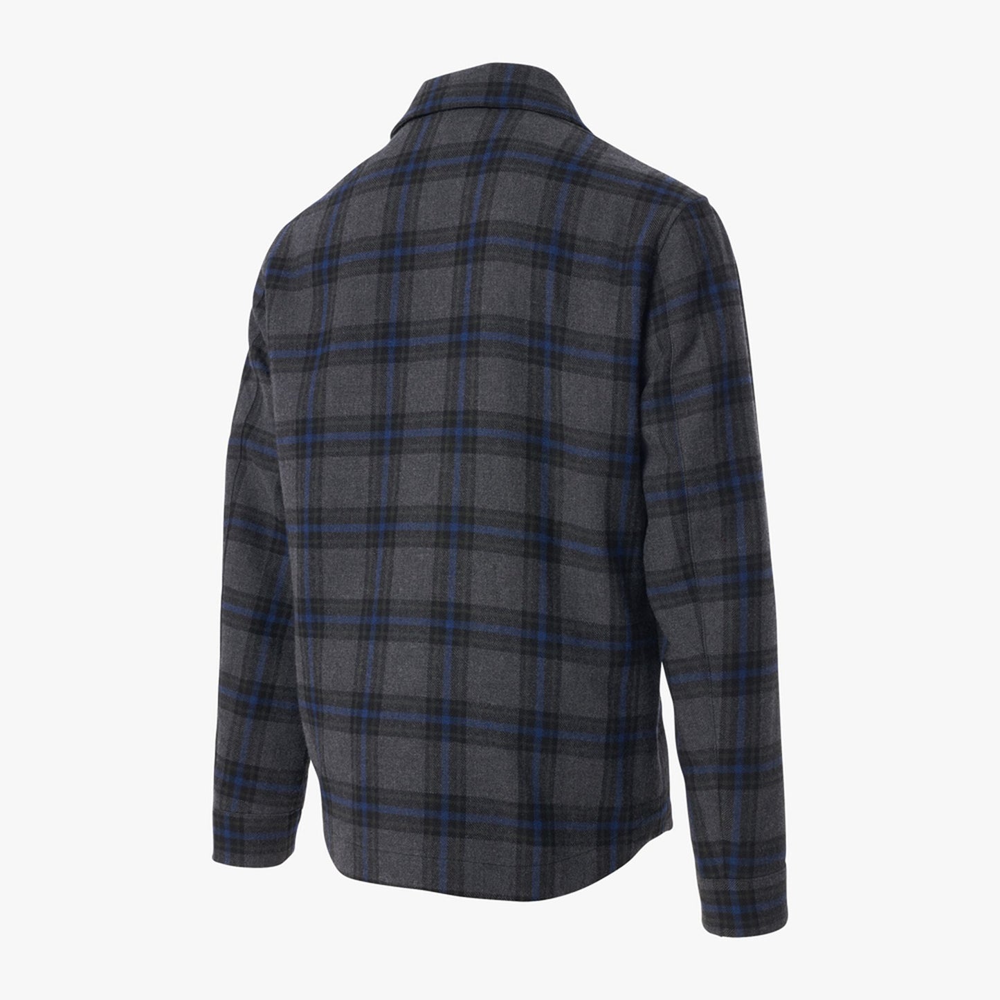 Wool Chore Coat - Grey Plaid