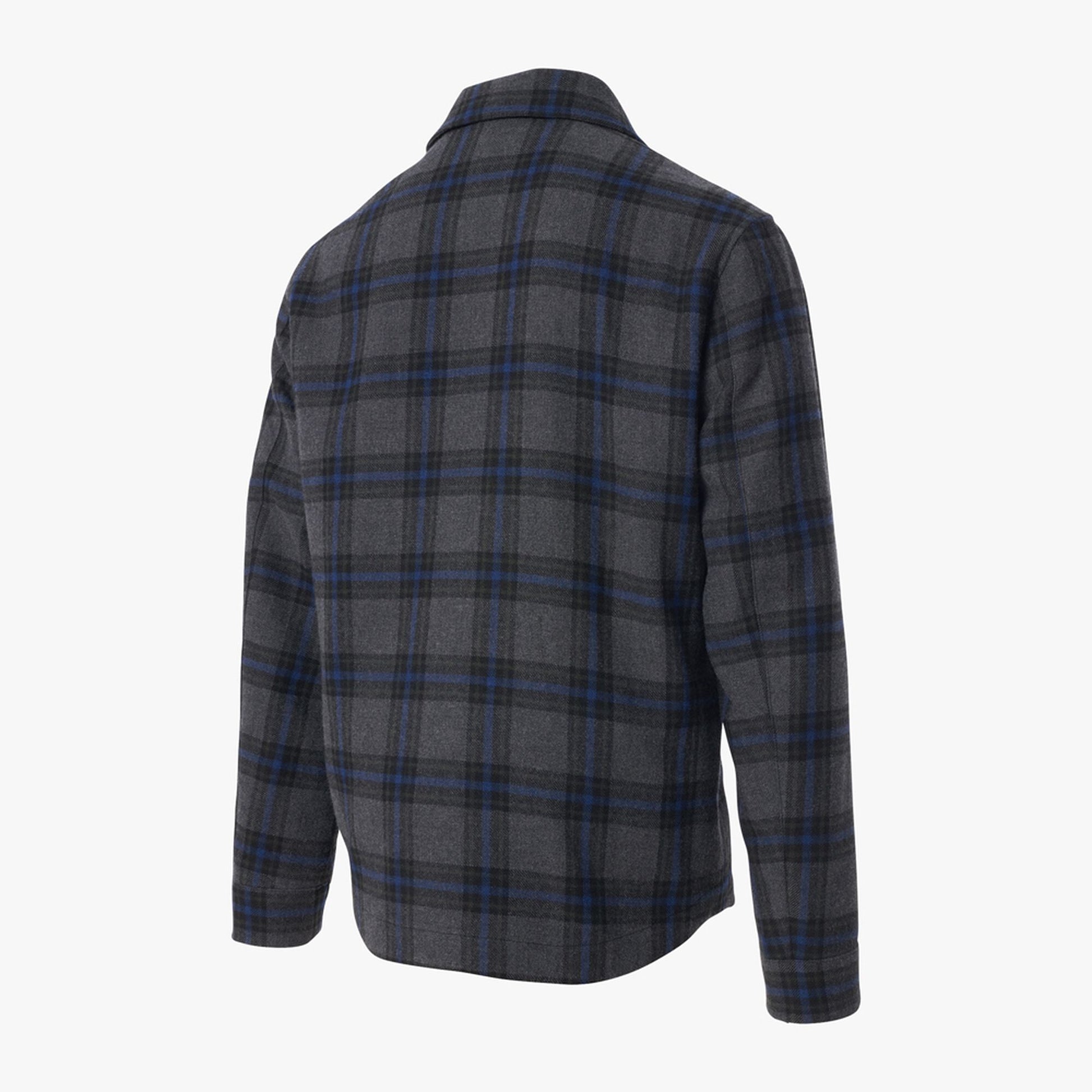 Wool Chore Coat - Grey Plaid