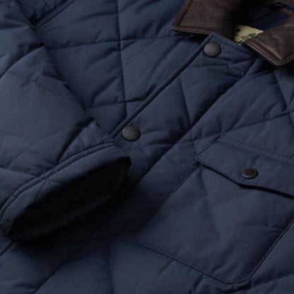 Evenwood Quilted Coat - Navy