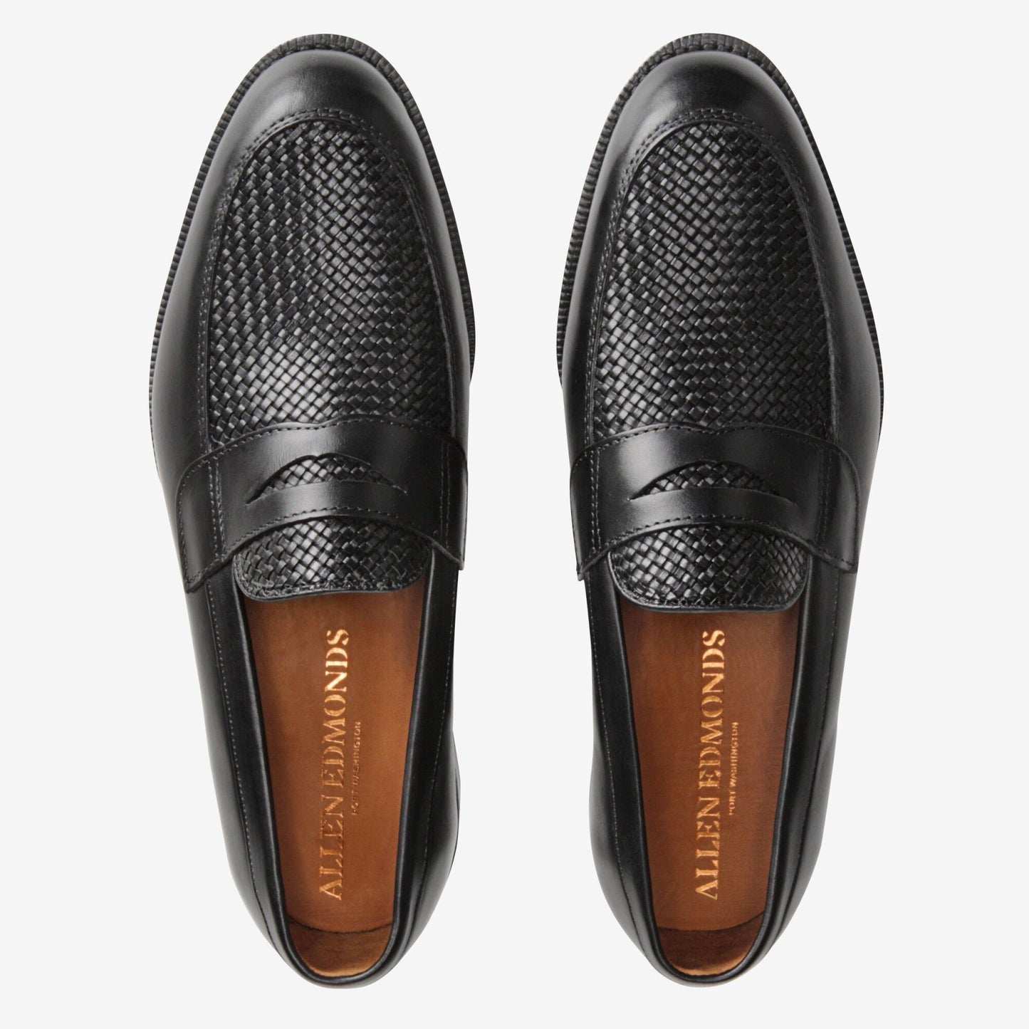 Lake Bluff Weave Dress Loafer - Black