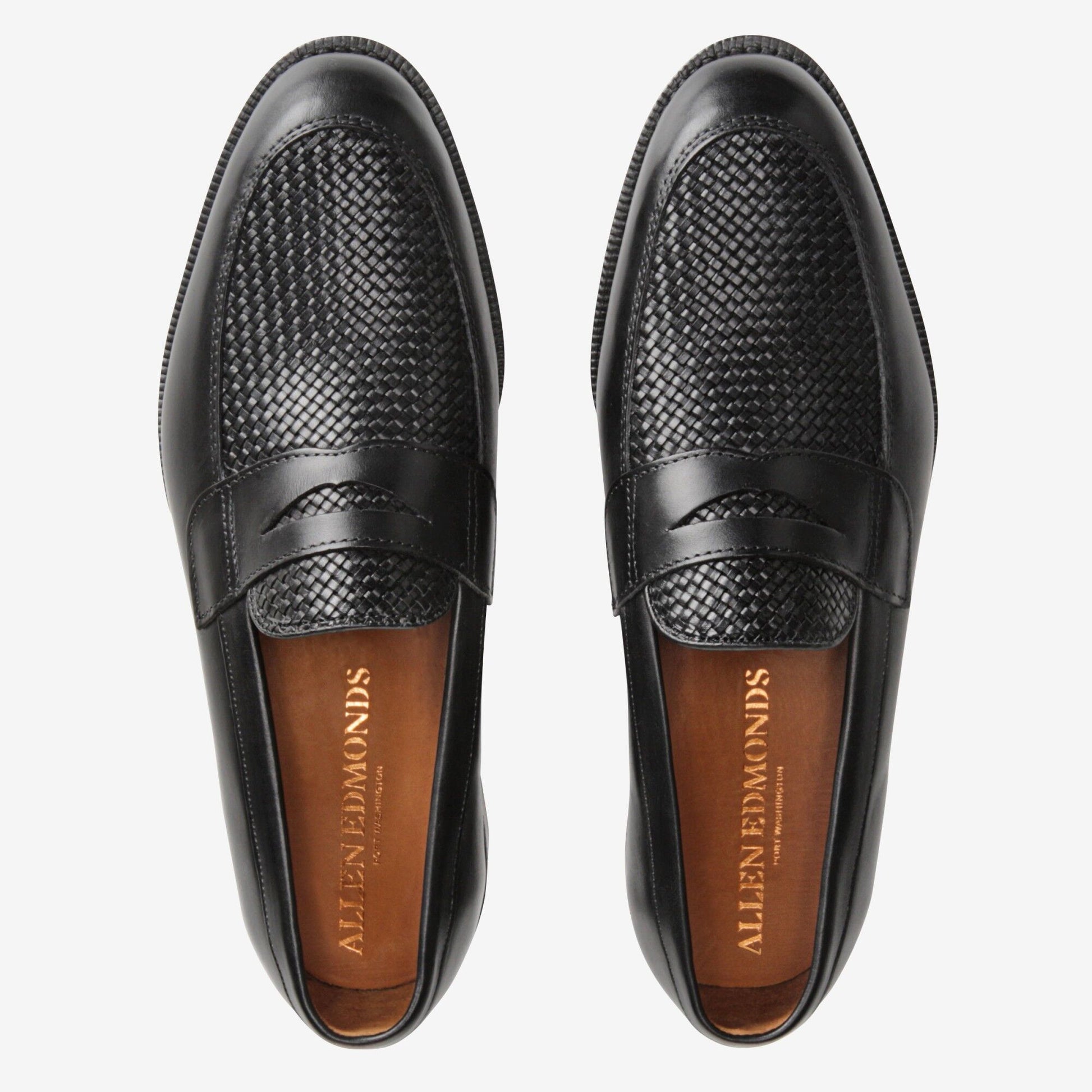 Lake Bluff Weave Dress Loafer - Black