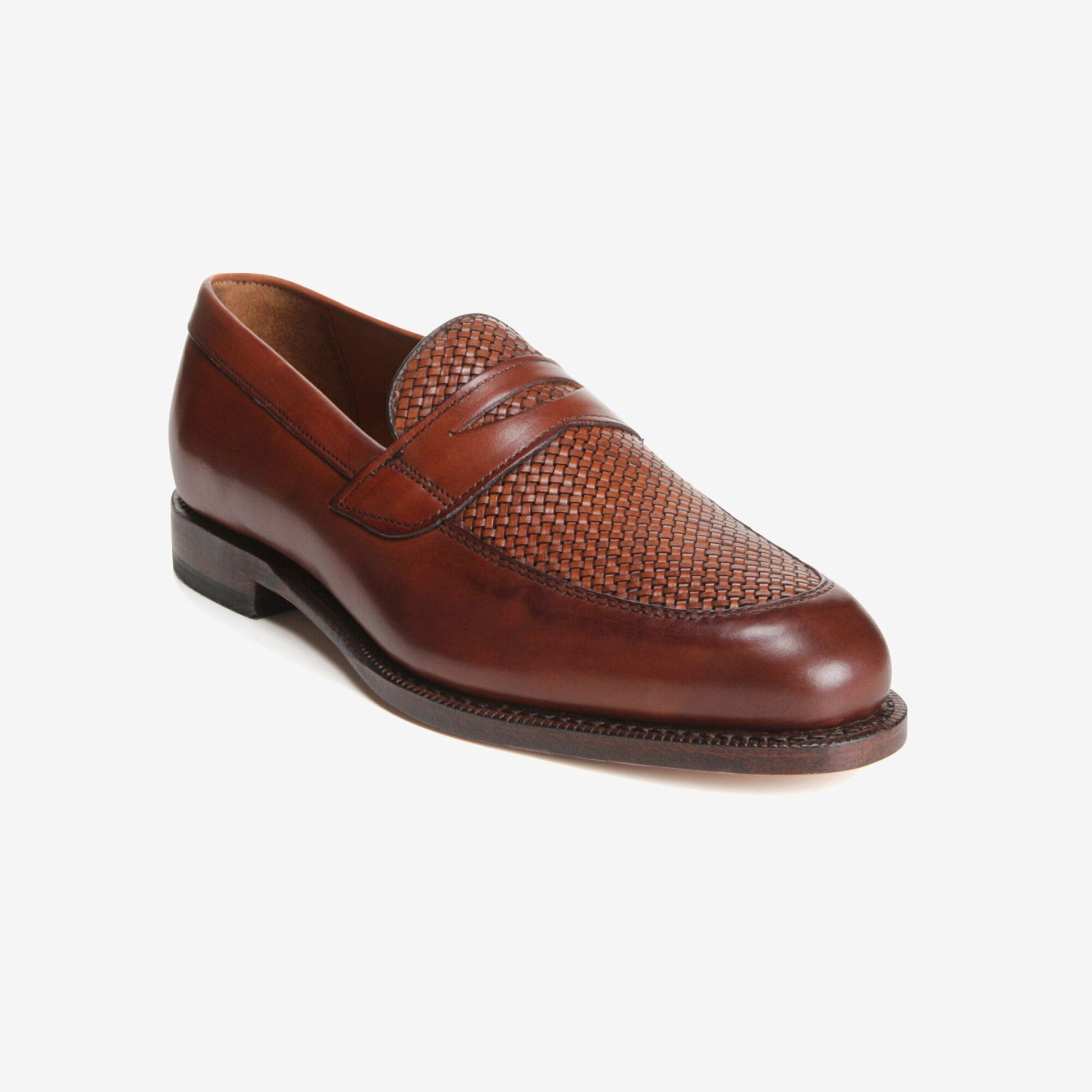 Lake Bluff Weave Dress Loafer - Dark Chili