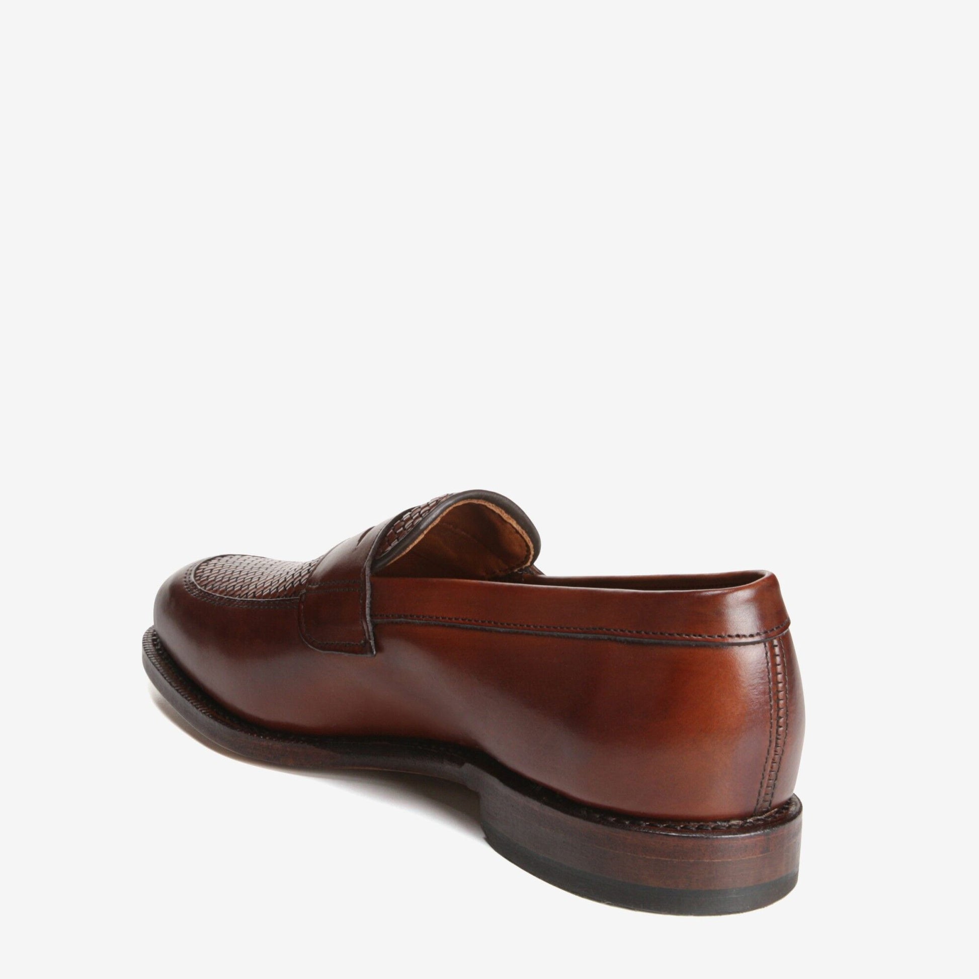 Lake Bluff Weave Dress Loafer - Dark Chili