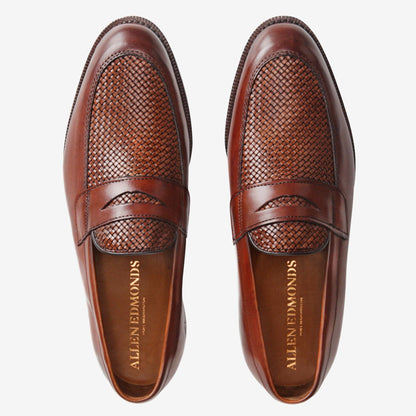 Lake Bluff Weave Dress Loafer - Dark Chili