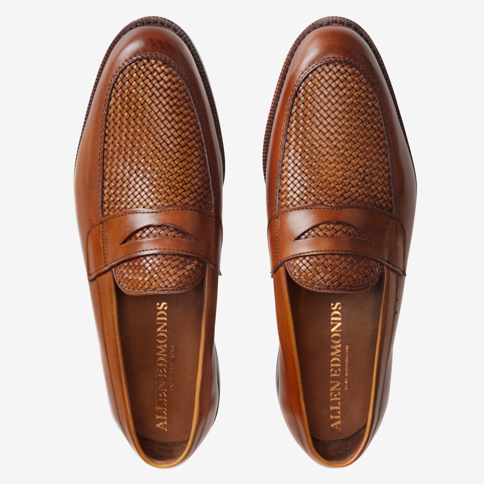 Lake Bluff Weave Dress Loafer - Walnut