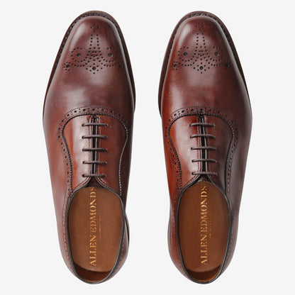 Cornwallis Dress Oxford with Dainite Rubber Sole - Dark Chili