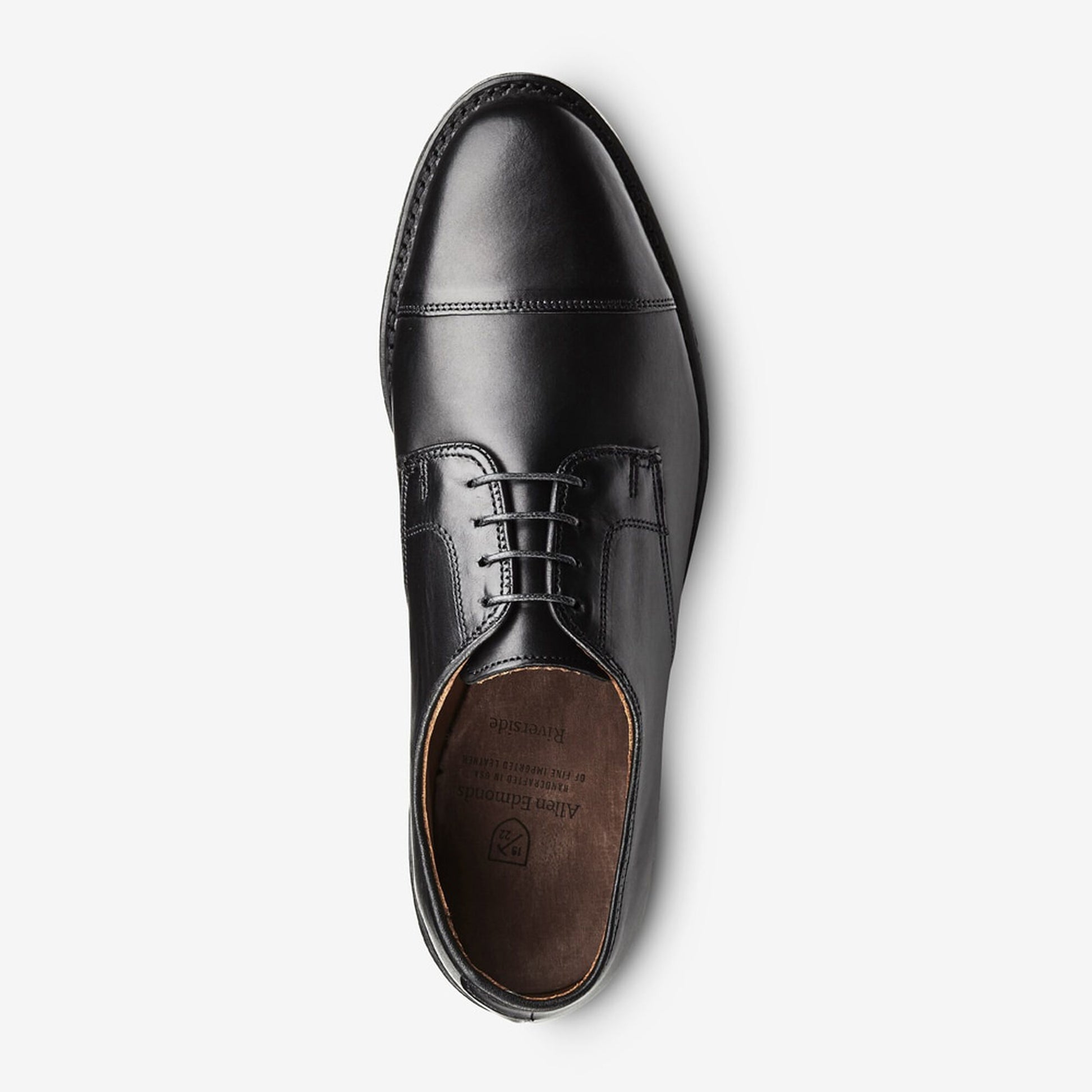 Riverside Cap-Toe Dress Shoe - Black