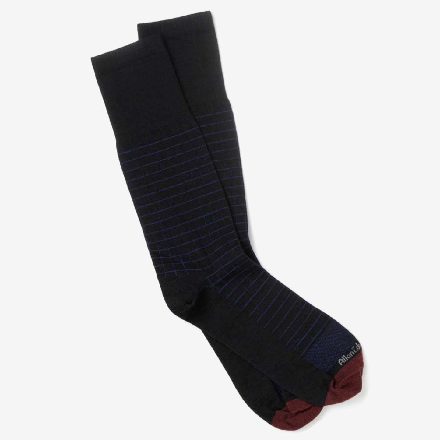 Window Merino Wool Dress Socks - Navy