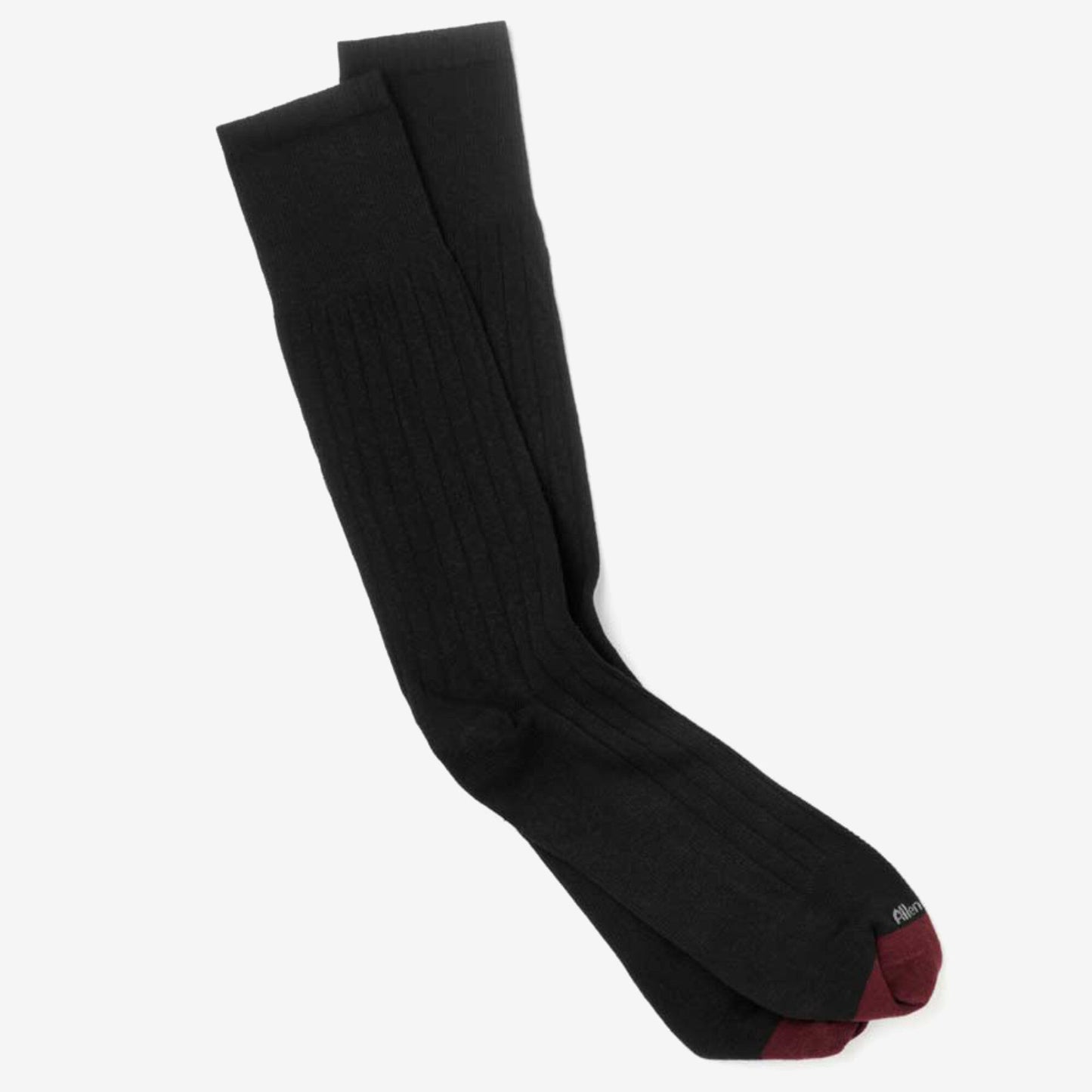 Cotton Rib Dress Sock - Black