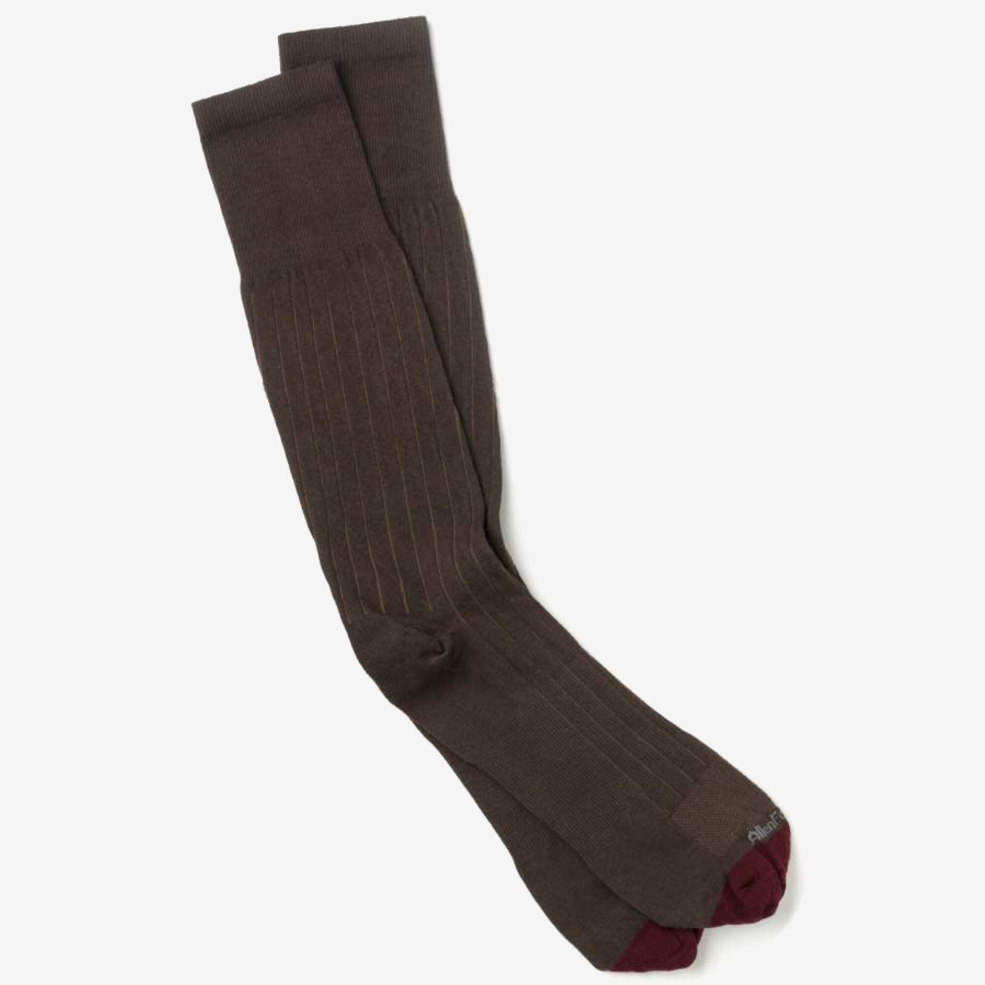 Cotton Rib Dress Socks - Olive Cotton Rib Dress Socks