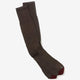 Olive Cotton Rib Dress Socks