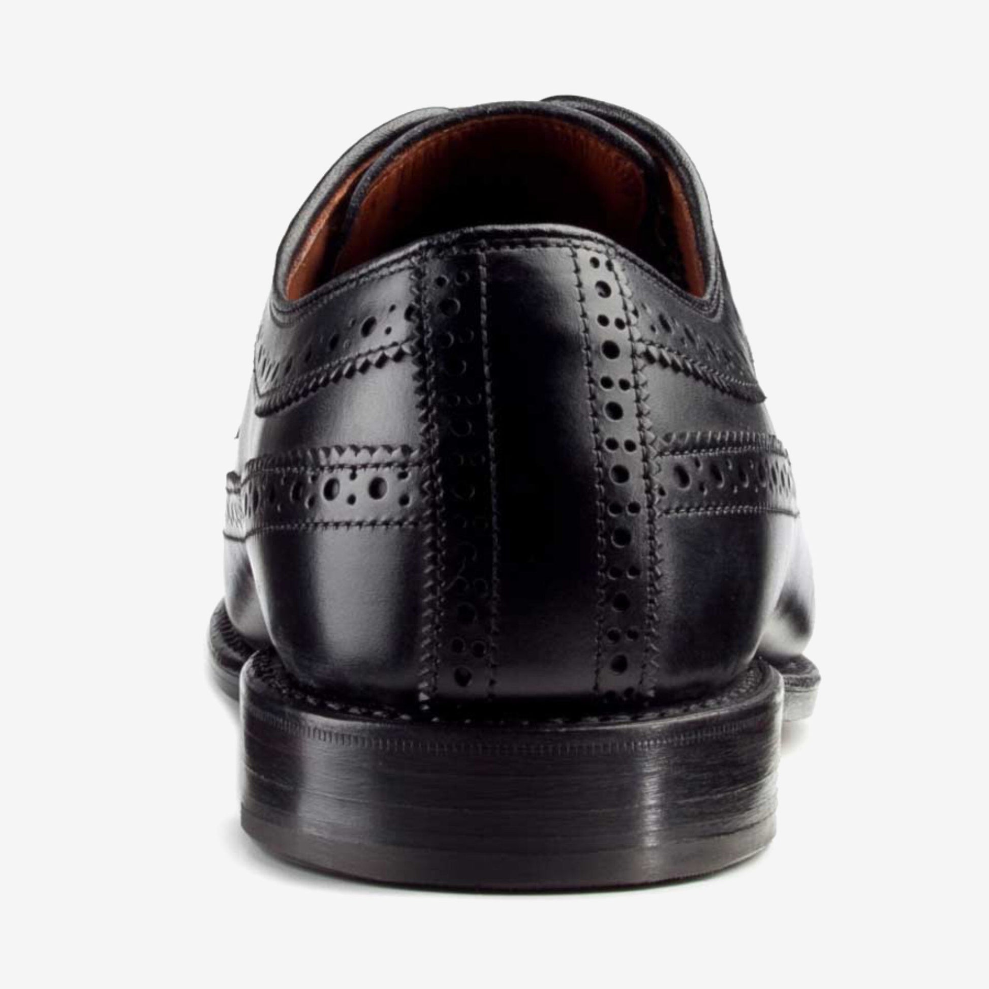 Larchmont Wingtip Dress Shoe - Black Calfskin Leather