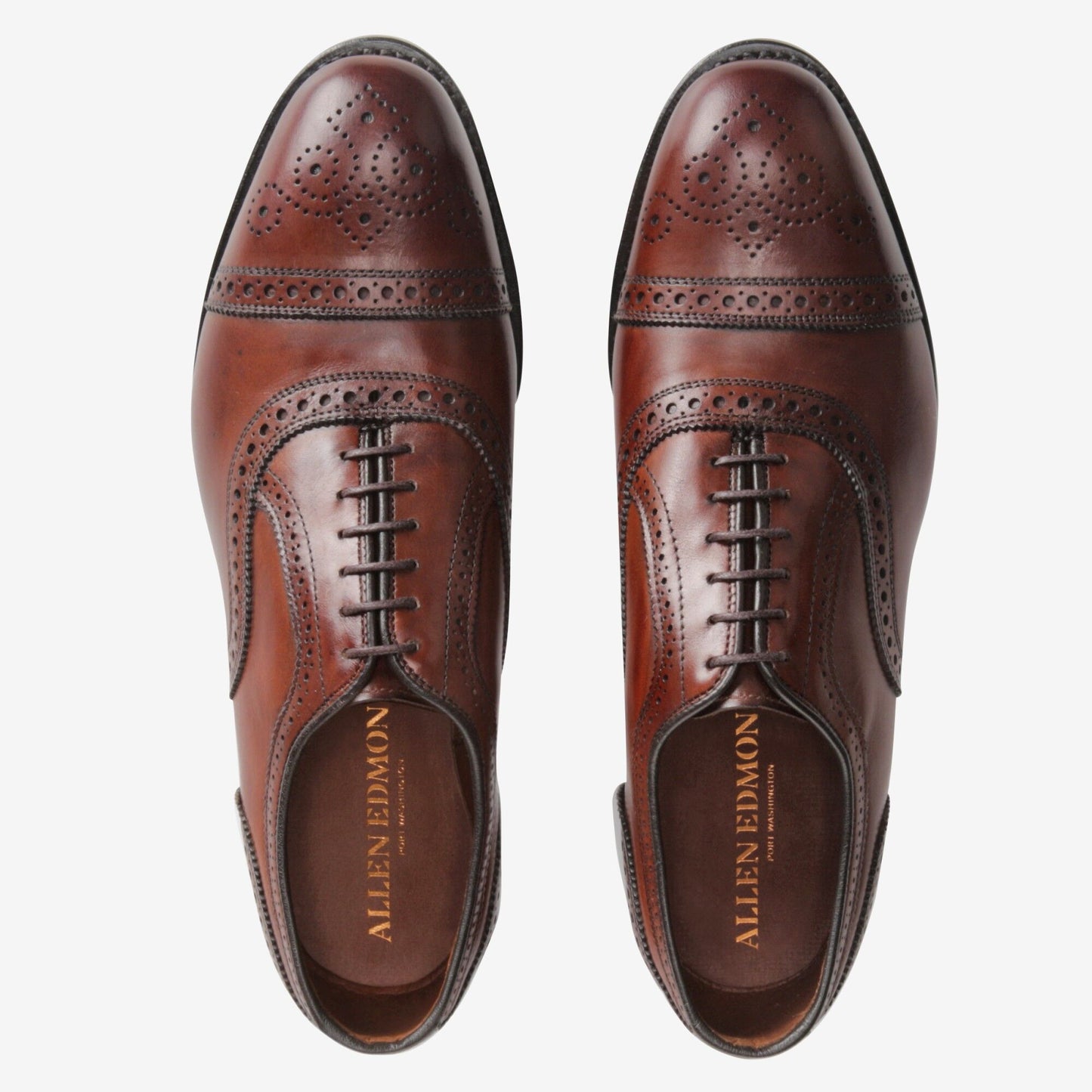 Strand Cap-Toe Oxford - Dark Chili