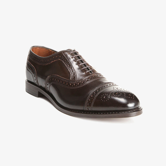 Strand Shell Cordovan Cap-Toe Oxford - Brown