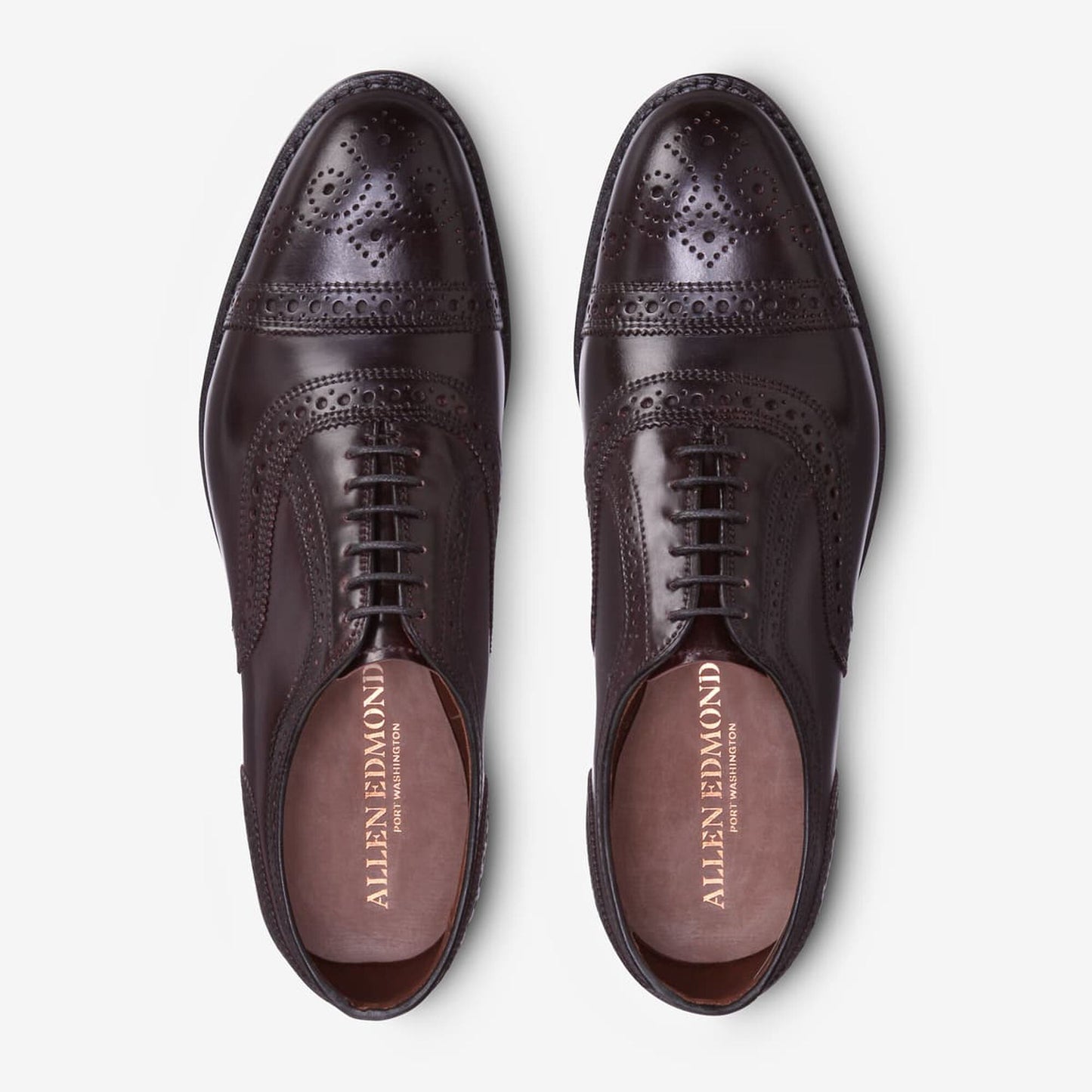 Strand Shell Cordovan Cap-Toe Oxford - Burgundy