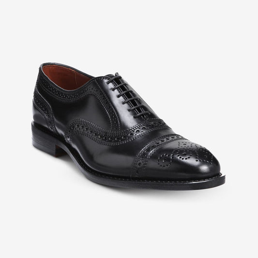 Strand Shell Cordovan Cap-Toe Oxford - Black