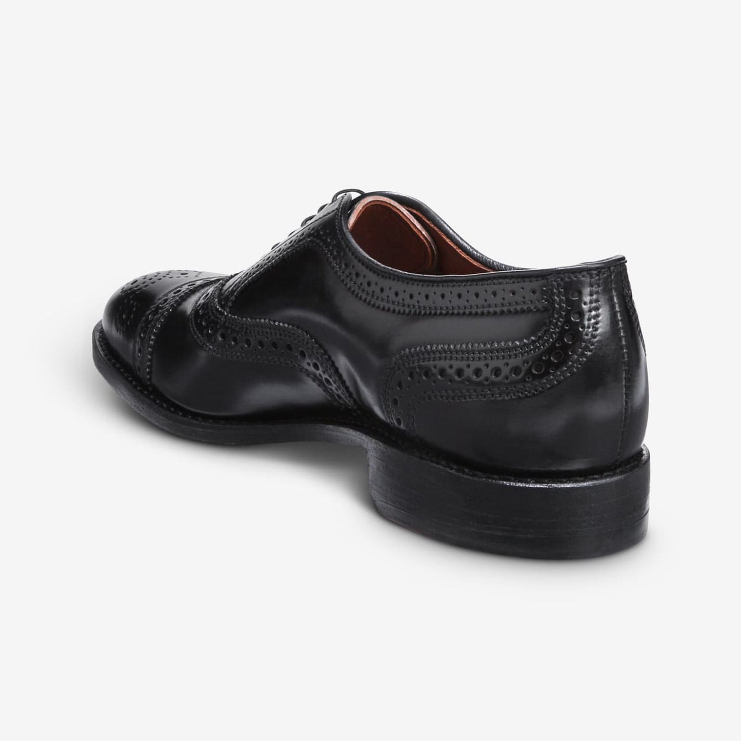 Strand Shell Cordovan Cap-Toe Oxford - Black