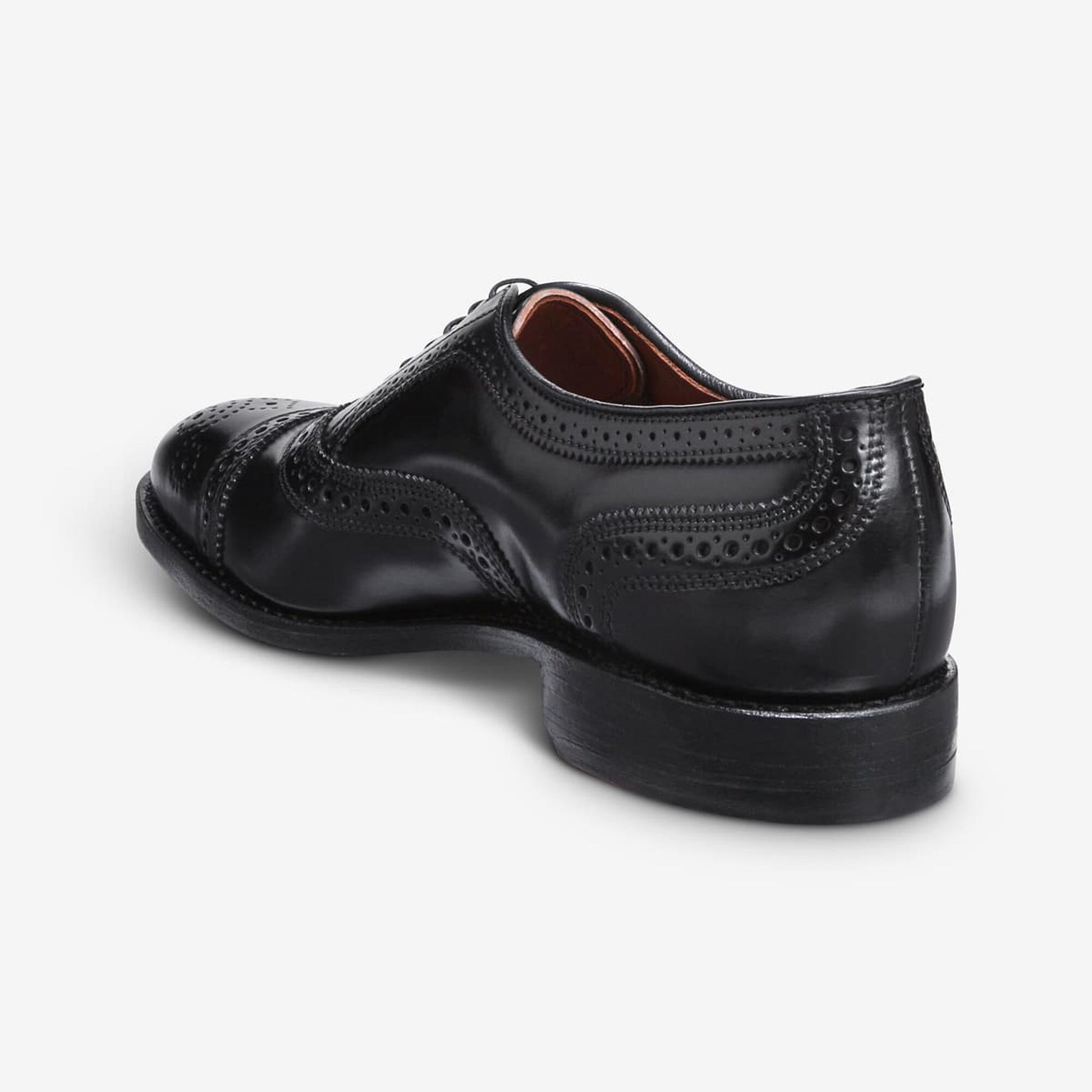Strand Shell Cordovan Cap-Toe Oxford - Black