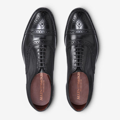 Strand Shell Cordovan Cap-Toe Oxford - Black