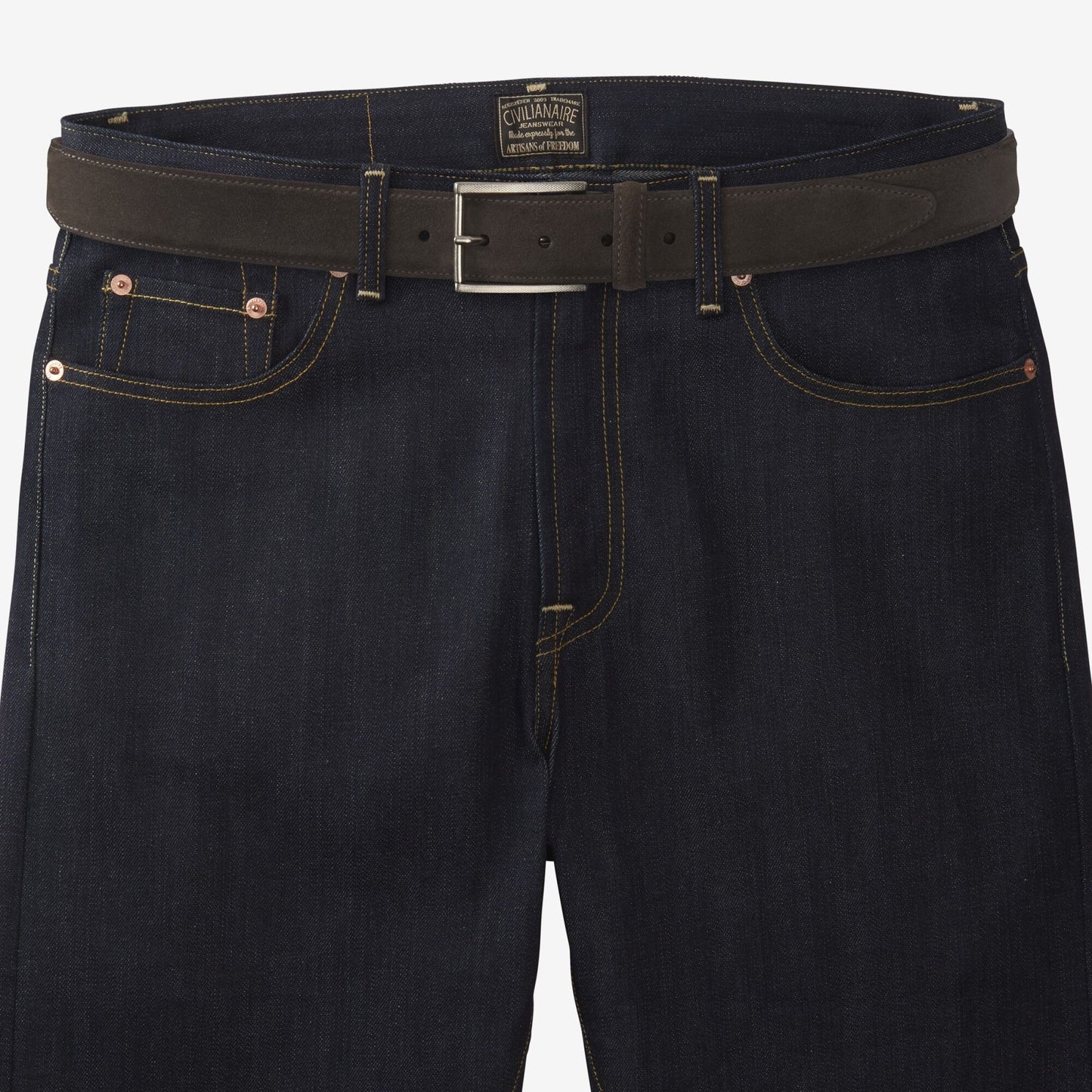 Suede Avenue Belt - Grey