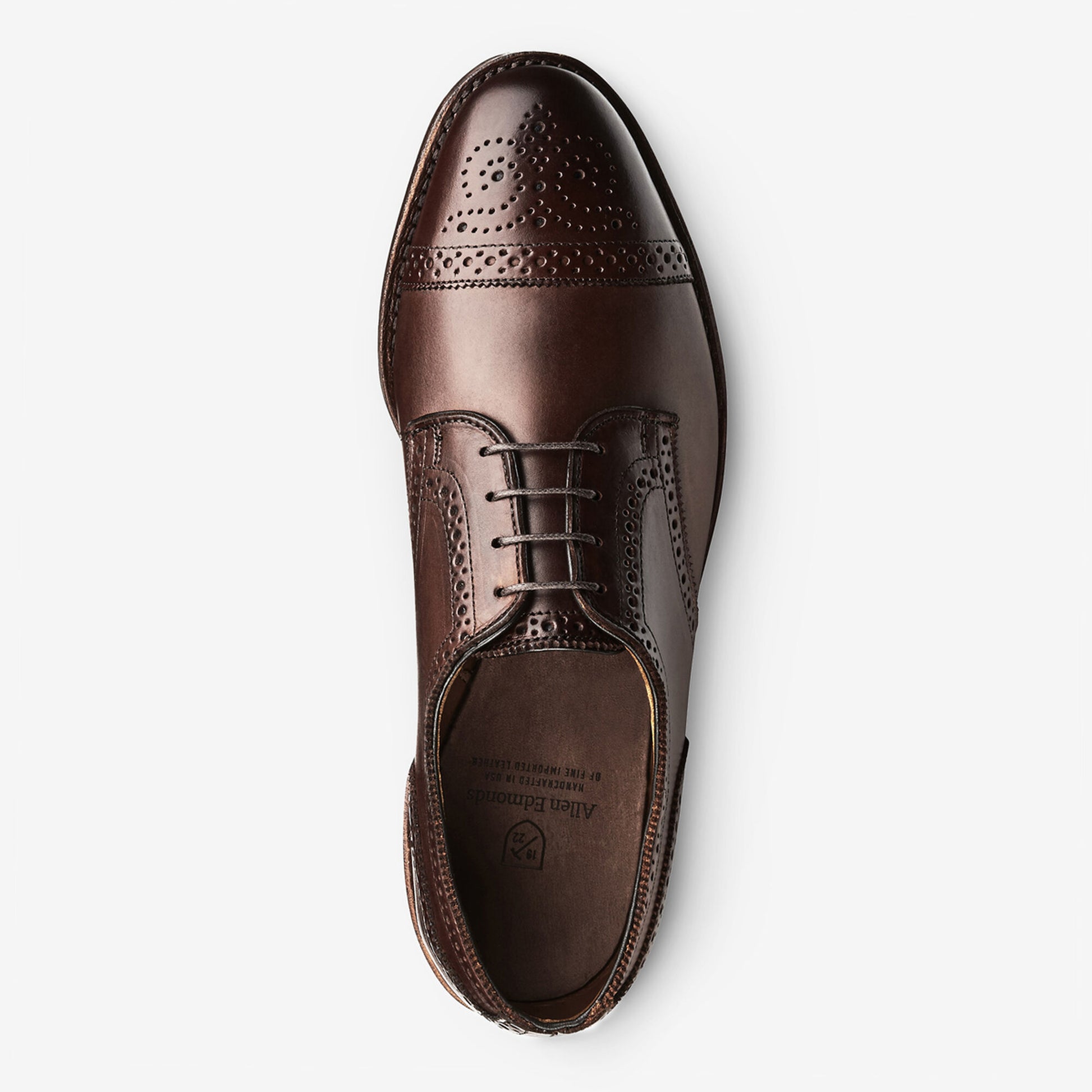 6th Ave Cap-Toe Dress Shoe - Chili