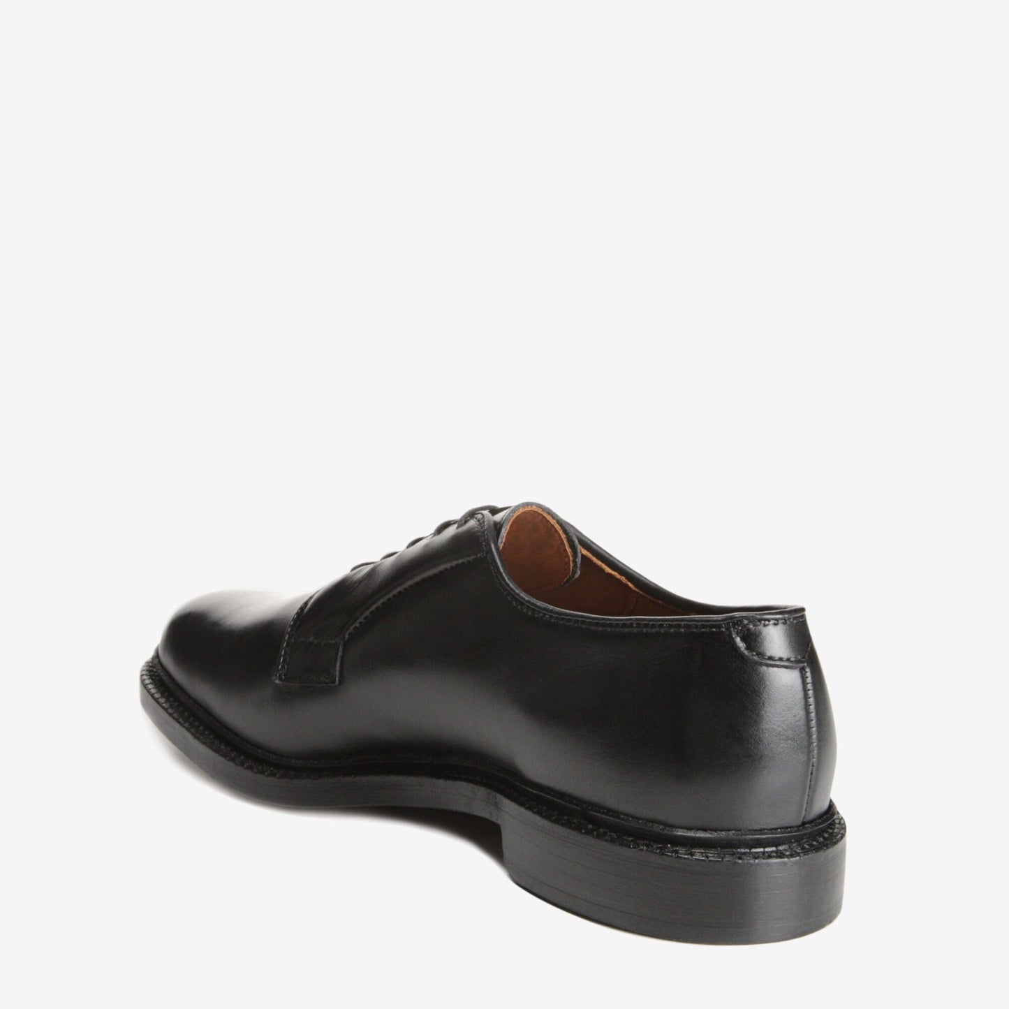 Leeds Dress Plain-toe Blucher Shoe - Black