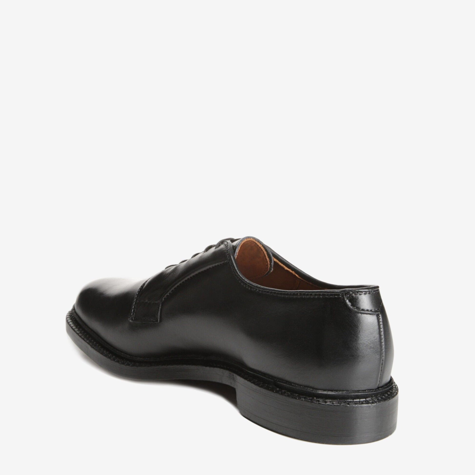 Leeds Dress Plain-toe Blucher Shoe - Black