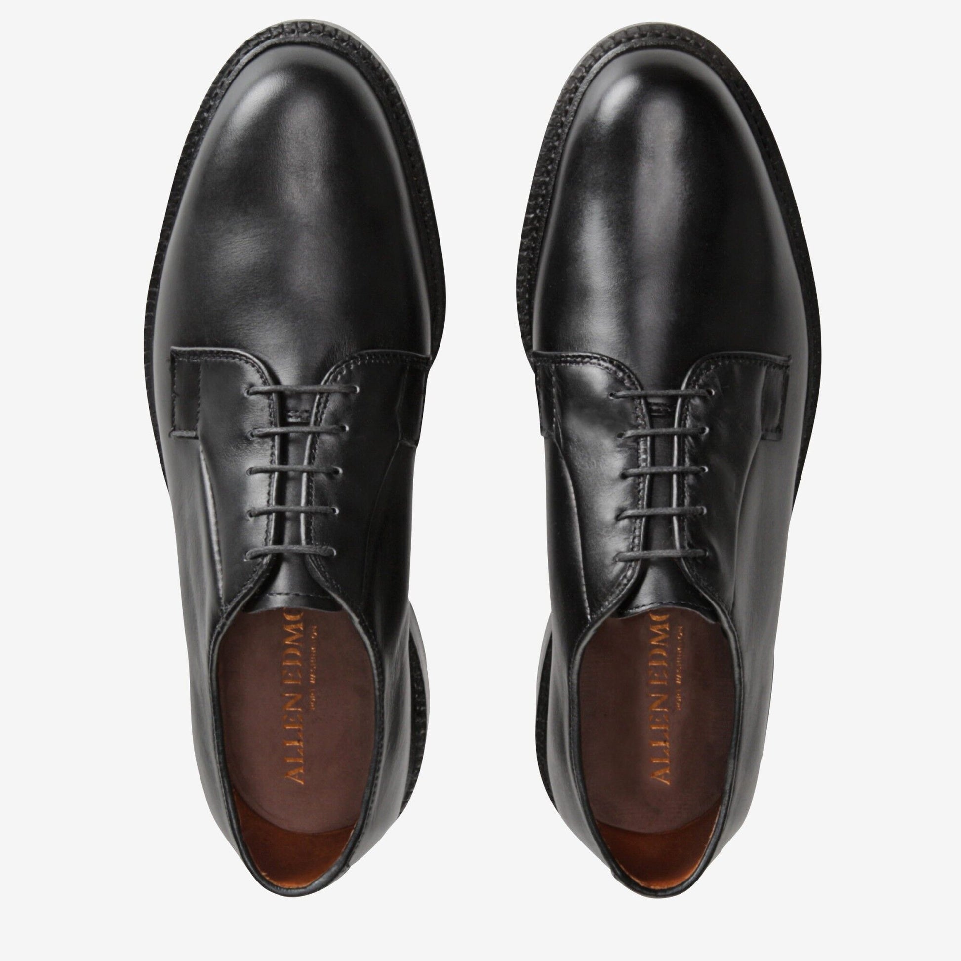 Leeds Dress Plain-toe Blucher Shoe - Black