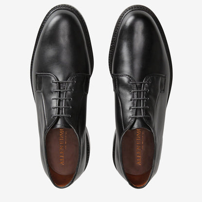 Leeds Dress Plain-toe Blucher Shoe - Black