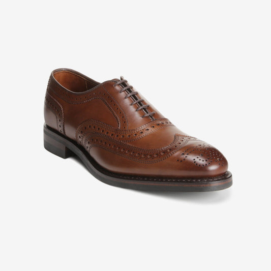 McAllister Wingtip Oxford with Dainite Rubber Sole - Coffee