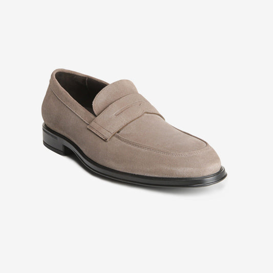 Salerno Suede Penny Loafer - Grey