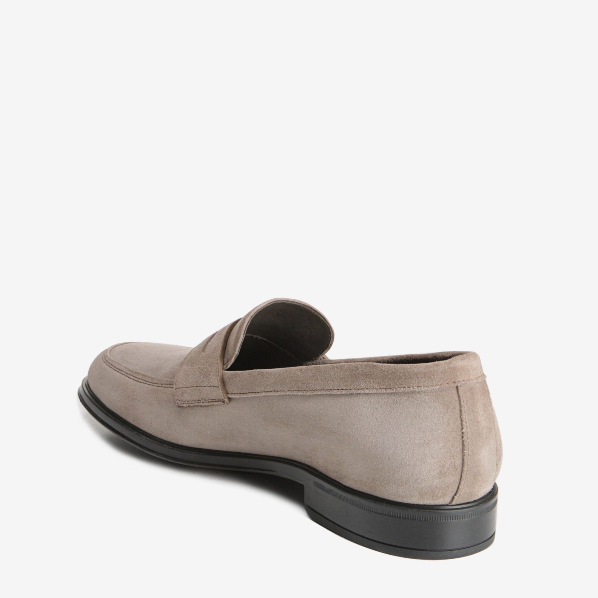 Salerno Suede Penny Loafer - Grey