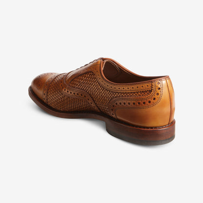 Strand Weave Cap-Toe Oxford - Walnut