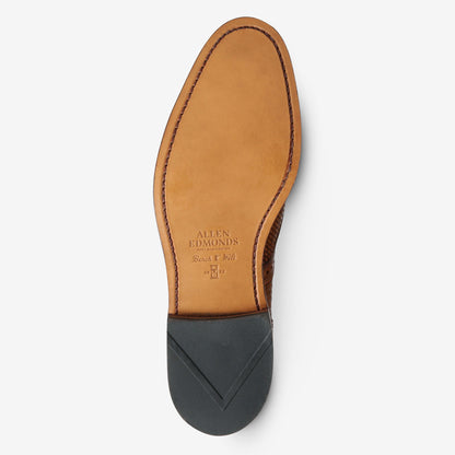 Strand Weave Cap-Toe Oxford - Walnut