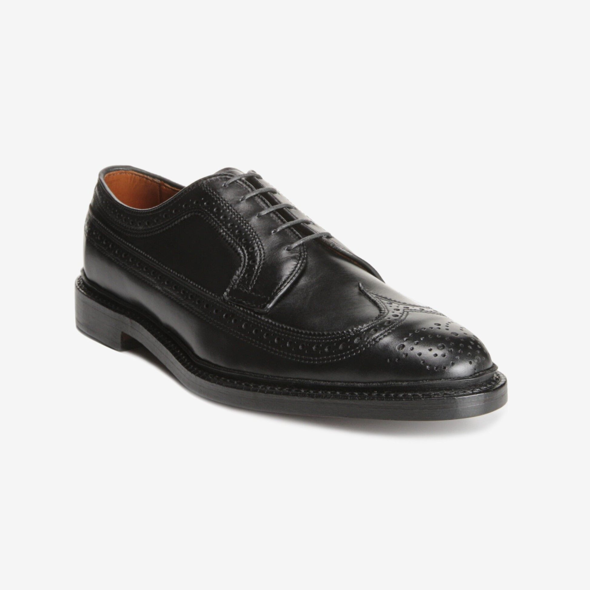 Macneil Dress Wingtip Blucher Shoe - Black