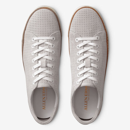 Porter Suede Derby Sneaker - Natural Perforated