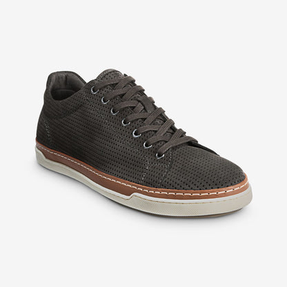 Porter Suede Derby Sneaker - Grey Perforated