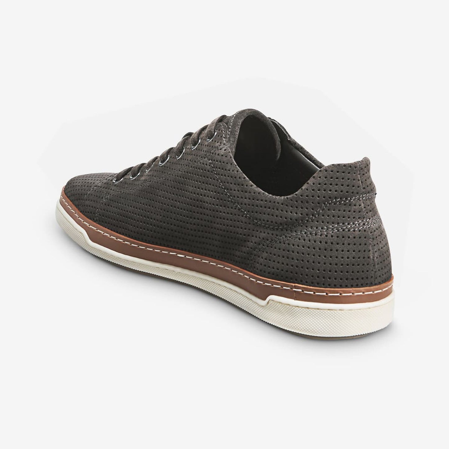 Porter Suede Derby Sneaker - Grey Perforated
