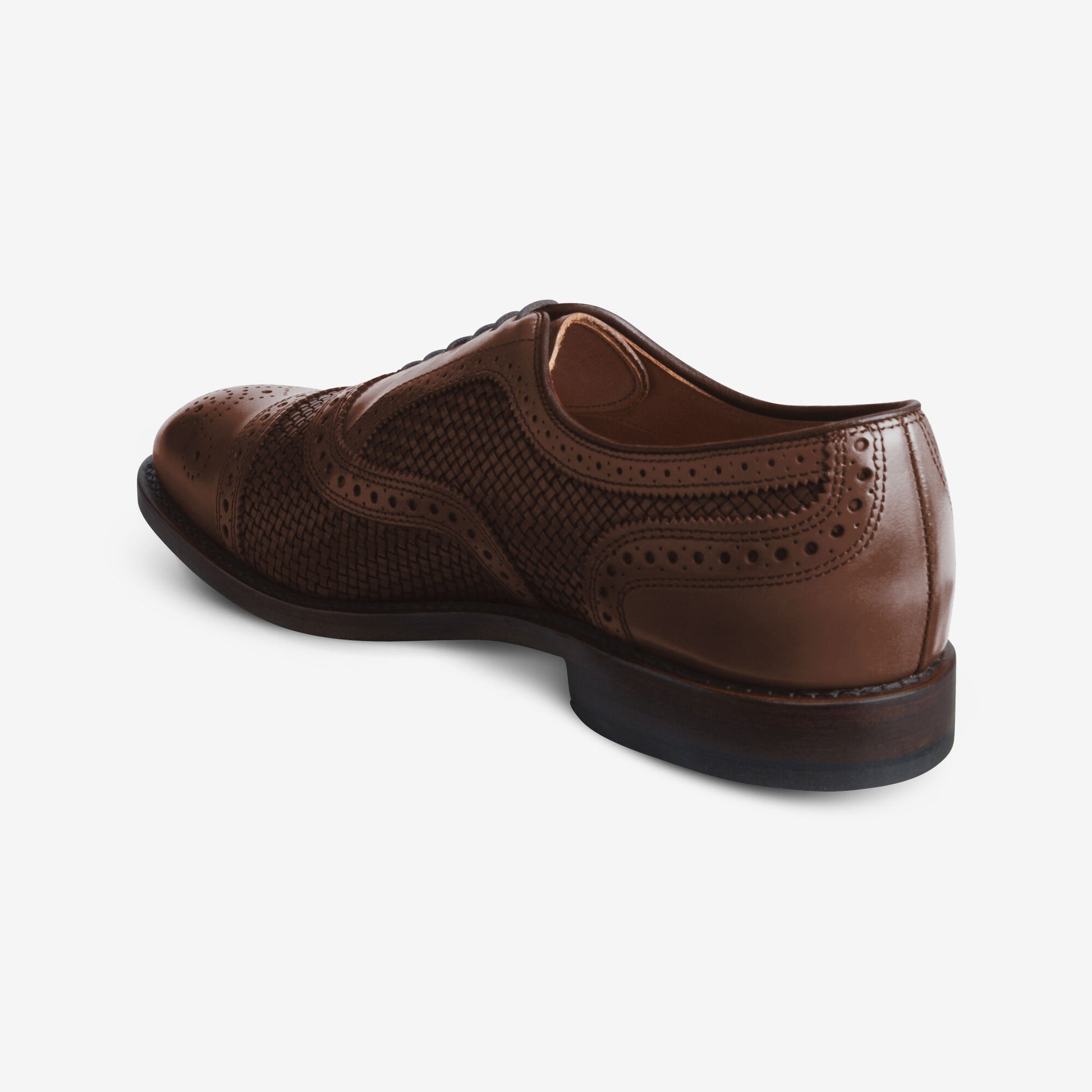 Strand Weave Cap-Toe Oxford - Chili