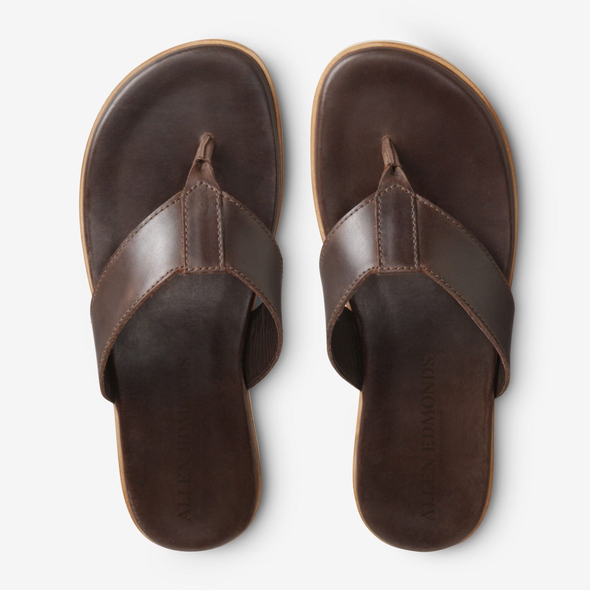 Oscar Thong Sandals - Dark Brown