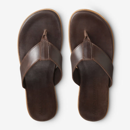 Oscar Thong Sandals - Dark Brown