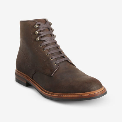 Higgins Mill Boot with Waxed Suede Leather - Brown